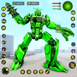 恐竜ロボットカーゲーム：ロボットゲーム のアイコン